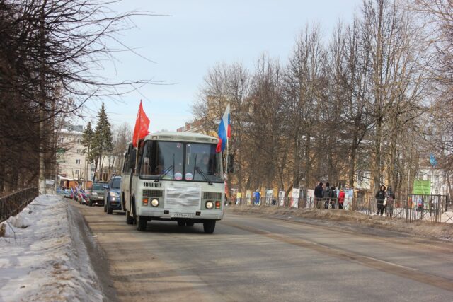 В Тверской области прошёл автопробег в поддержку Президента и спецоперации на Украине