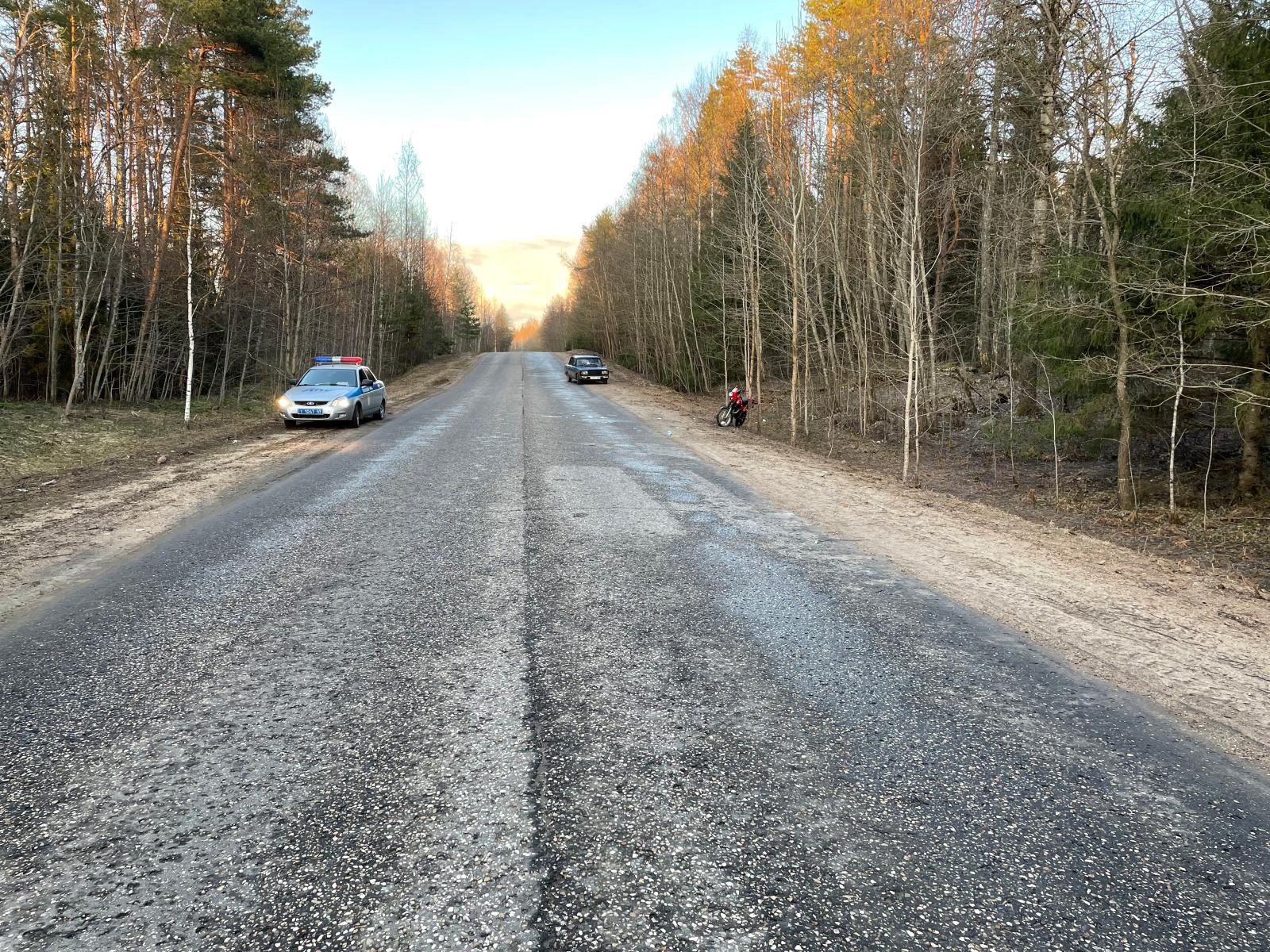 В Тверской области в ДТП пострадал водитель мопеда В Тверской области в ДТП пострадал мотоциклист