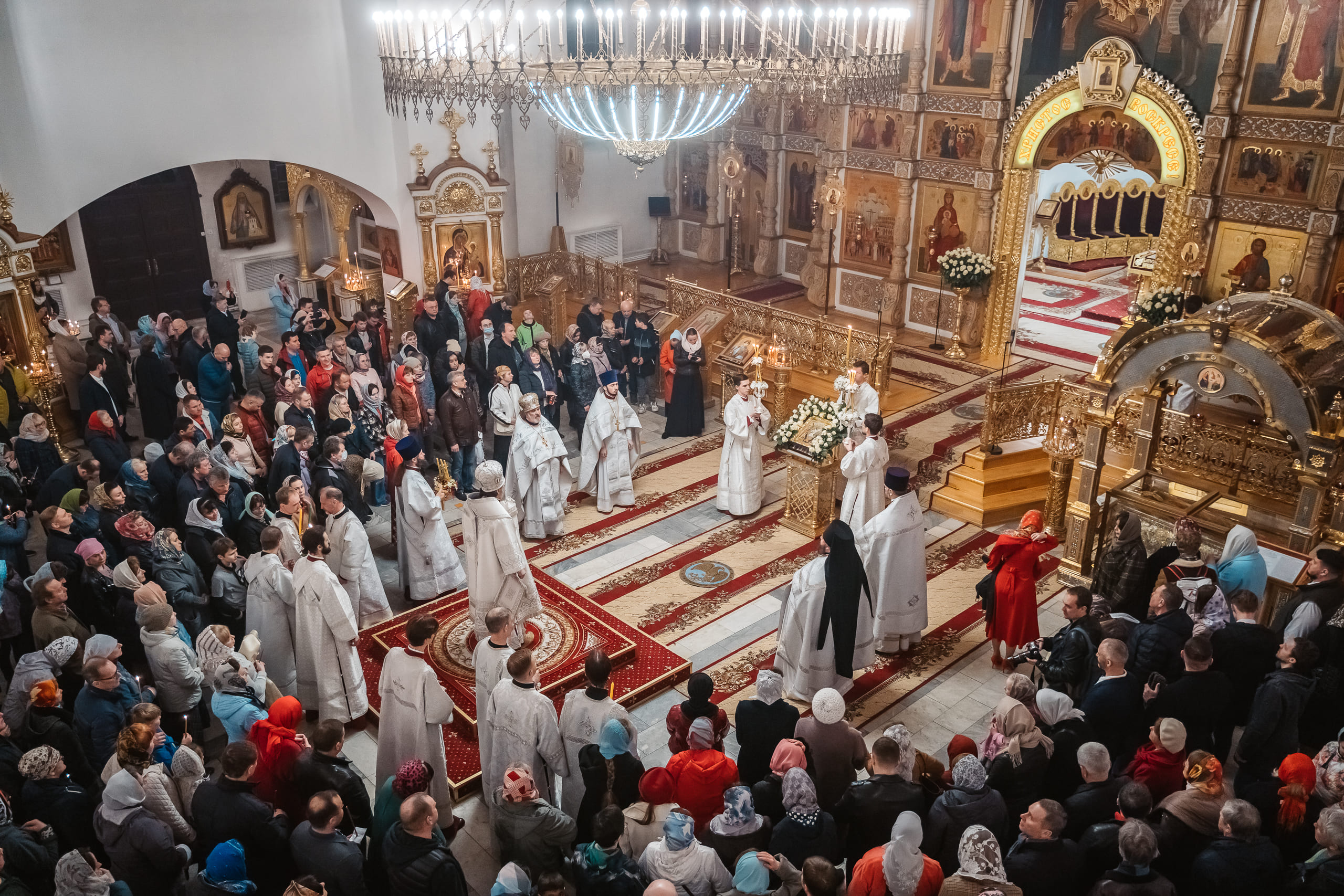 В храмах Тверской области прошли праздничные пасхальные богослужения В храмах Тверской области прошли праздничные пасхальные богослужения