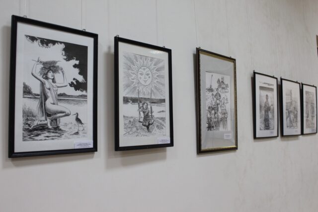 В Вышневолоцком музее открылась выставка графики Леонида Константинова