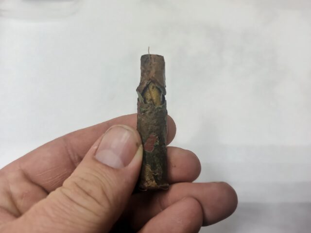 В Ржевском районе поисковики нашли останки красноармейца