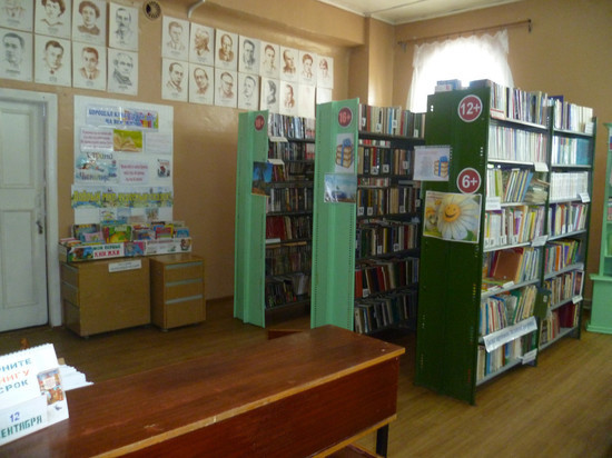 В сельской библиотеке Оленинского округа появились новые стеллажи для книг