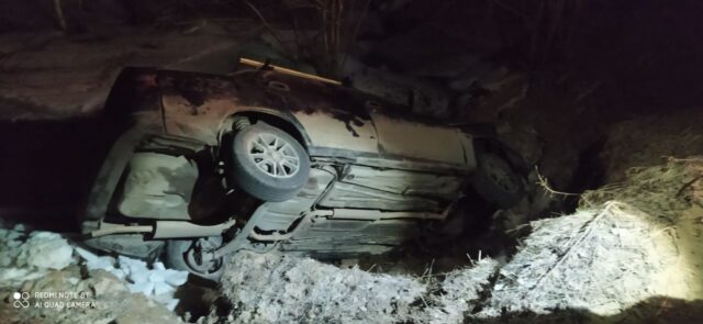 В Тверской области ВАЗ вылетел в кювет