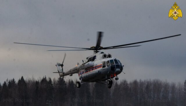 Вертолет МЧС совершил вылет за пациентом в Осташковский округ