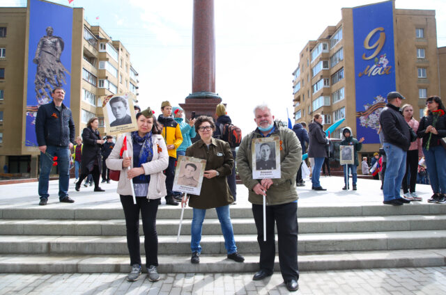Сотрудники РИА Верхневолжье присоединились к шествию «Бессмертного полка»