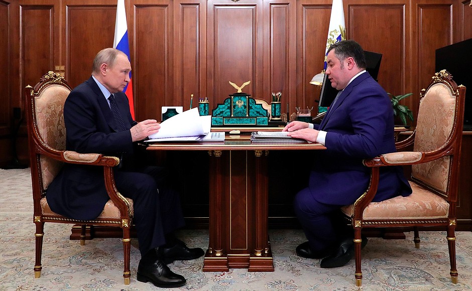 Игорь Руденя рассказал, что осталось за кадром встречи с Владимиром Путиным