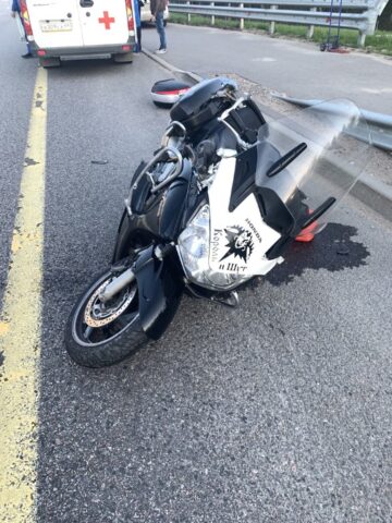 В Тверской области в ДТП попал мотоциклист