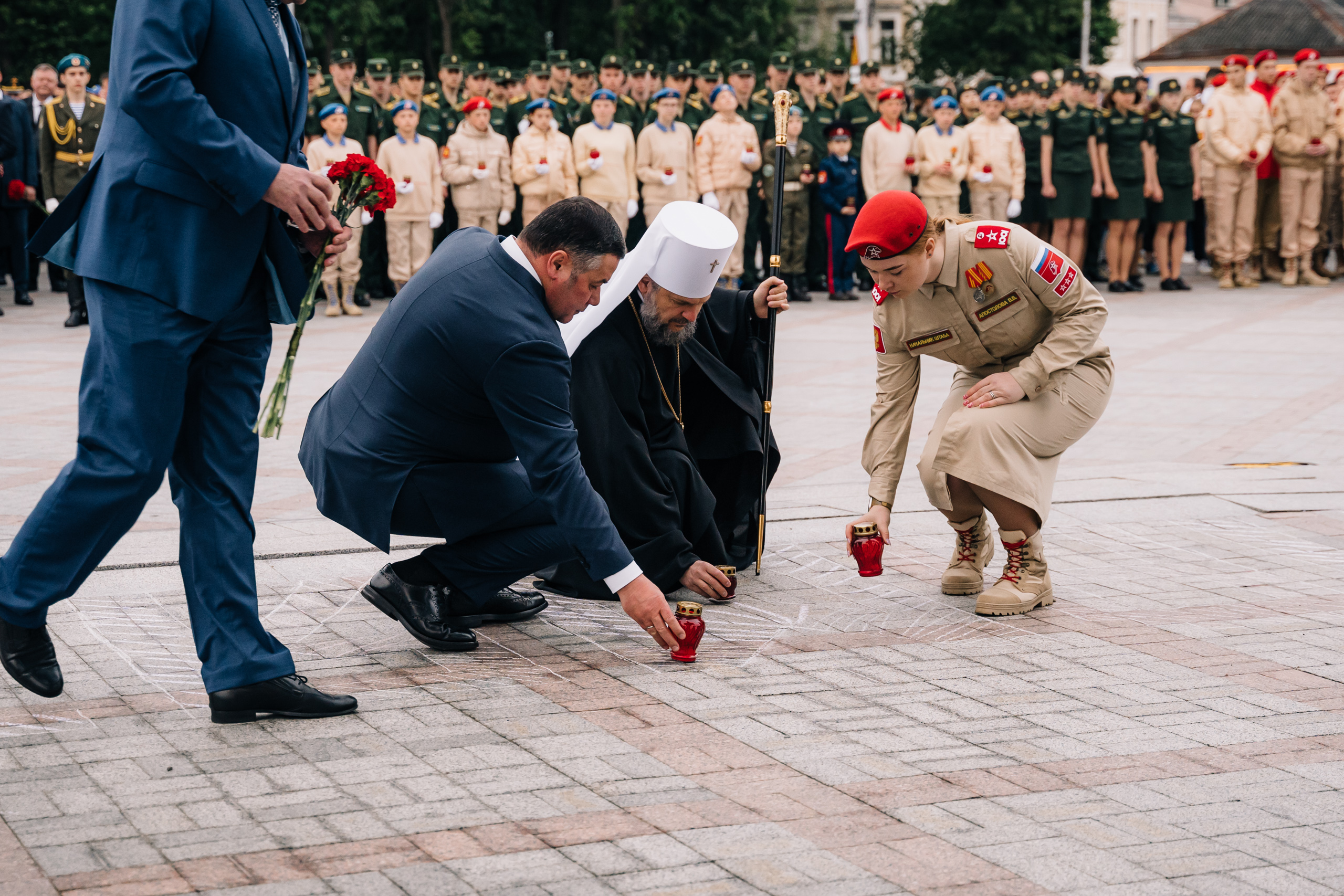 В День памяти и скорби в Твери прошла акция «Свеча памяти»