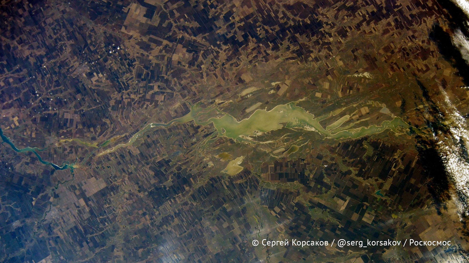Космонавт Сергей Корсаков поделился фотографиями российских озёр Космонавт Сергей Корсаков поделился фотографиями российских озёр