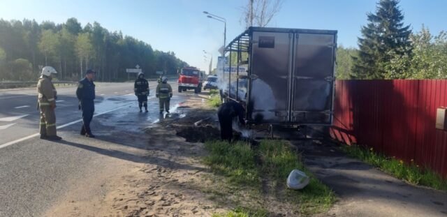 В Тверской области в горящей ГАЗели погиб водитель
