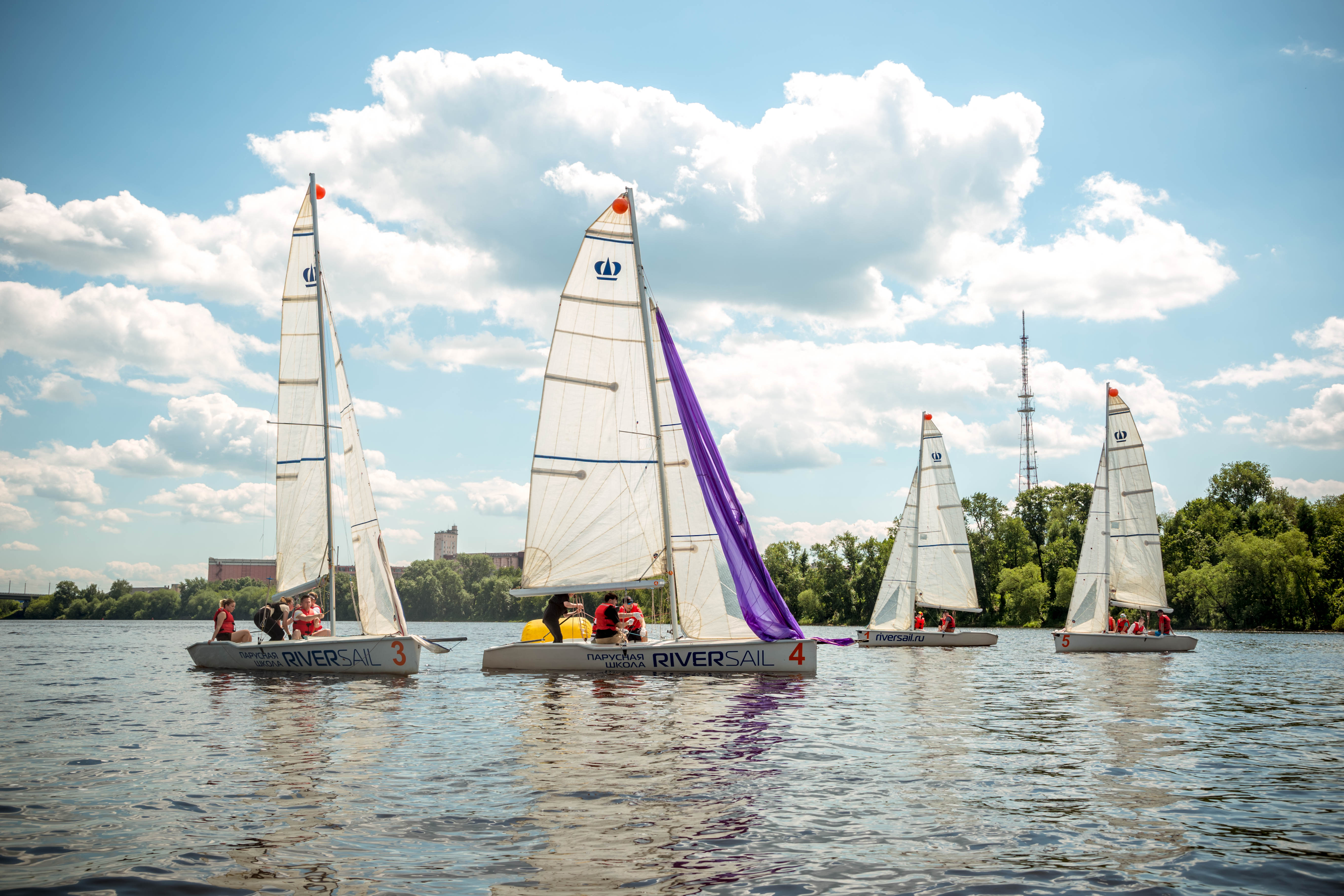В Твери проходит всероссийское соревнование «Паруса России 2022»