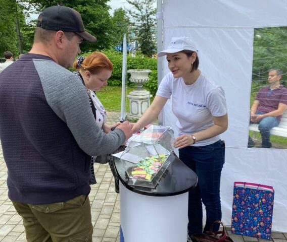 На фестивале «Город профессий» посетители узнали о работе Почты России