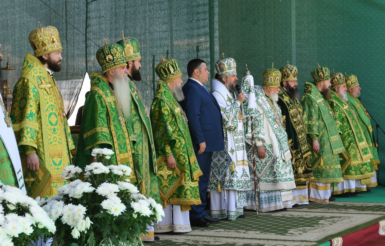 Игорь Руденя принял участие в торжествах в честь 450-летия перенесения мощей святого преподобного Ефрема Новоторжского Игорь Руденя принял участие в торжествах в честь 450-летия перенесения мощей святого преподобного Ефрема Новоторжского