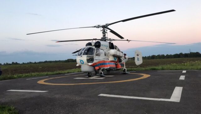 Пациента Бежецкой ЦРБ экстренно доставили в Тверь на вертолете