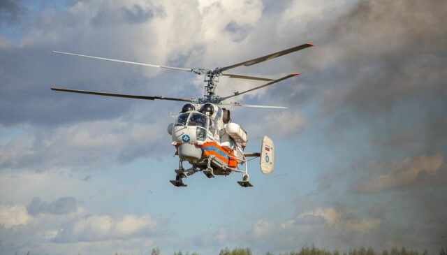 Вертолет санавиации экстренно доставил в Тверь пациента из Ржева