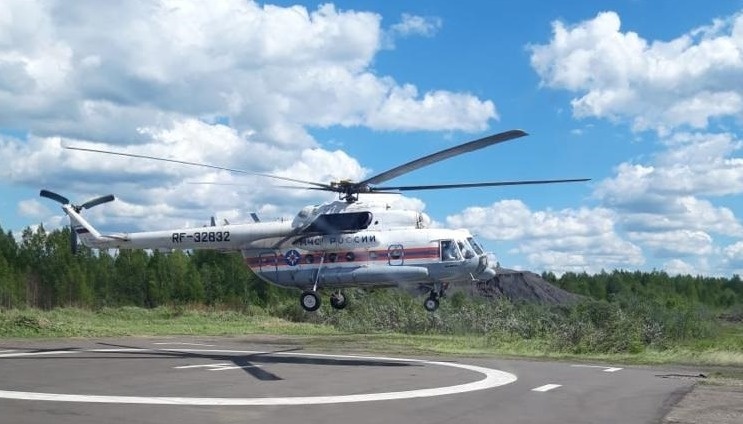 Пациента из Удомельского ГО доставили на вертолете в Тверь Пациента из Удомельского ГО доставили на вертолете в Тверь
