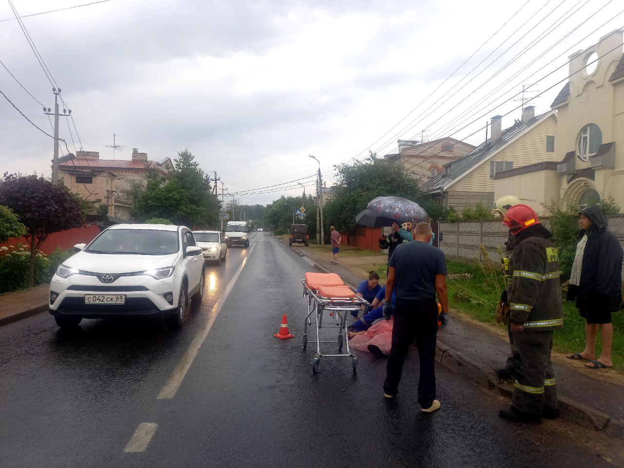 В Твери сбили пенсионера на велосипеде
