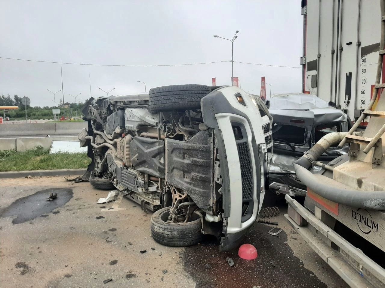 Уснувший водитель спровоцировал ДТП под Тверью