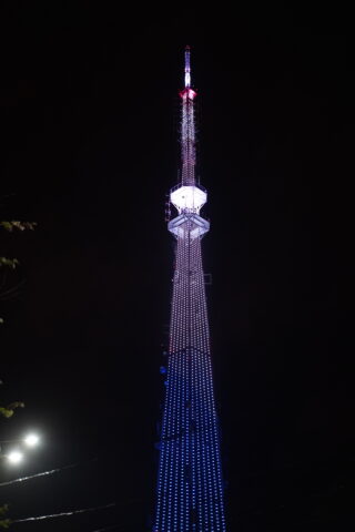 На телебашне в Твери включат праздничную подсветку
