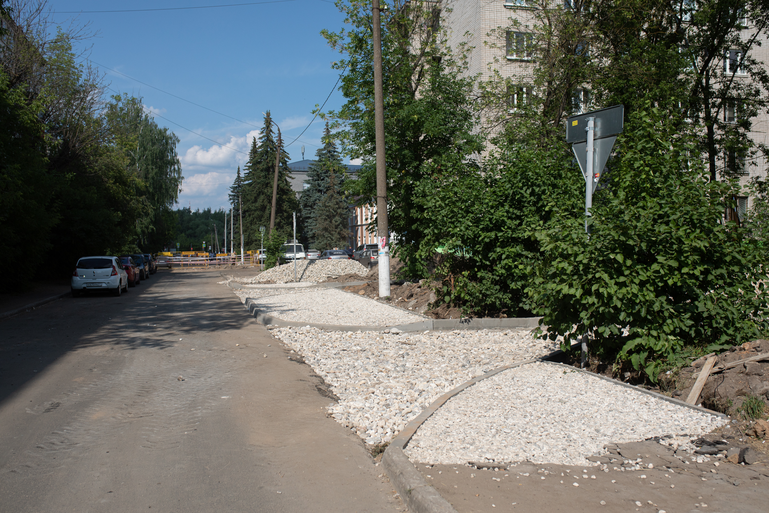 Новые улицы старого города: Большой фоторепортаж о ремонте дорог в Твери