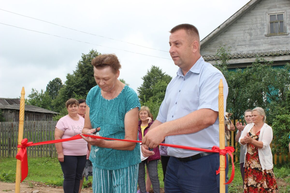 Жители деревни под Лихославлем получили долгожданный водопровод