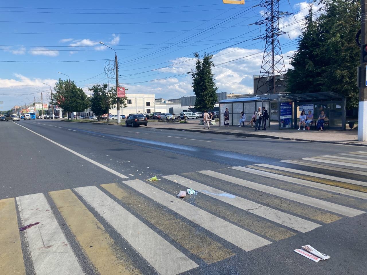 На проспекте Калинина в Твери сбили пешехода На проспекте Калинина в Твери сбили пешехода