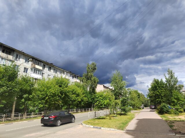 В Тверскую область идет гроза