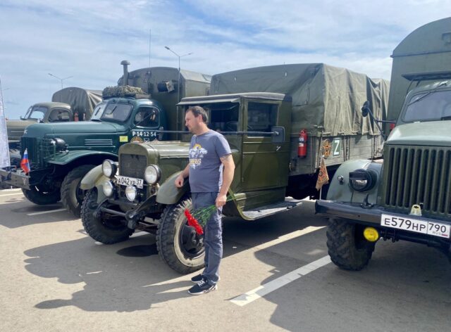 В Ржевском районе побывали участники бронепробега «Дорога Мужества»