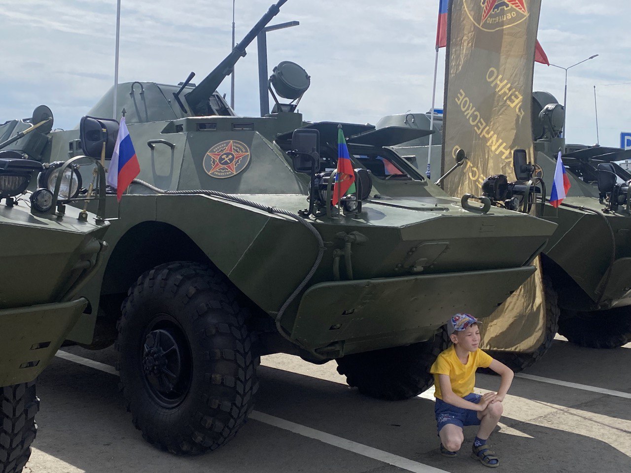 В Ржевском районе побывали участники бронепробега «Дорога Мужества»