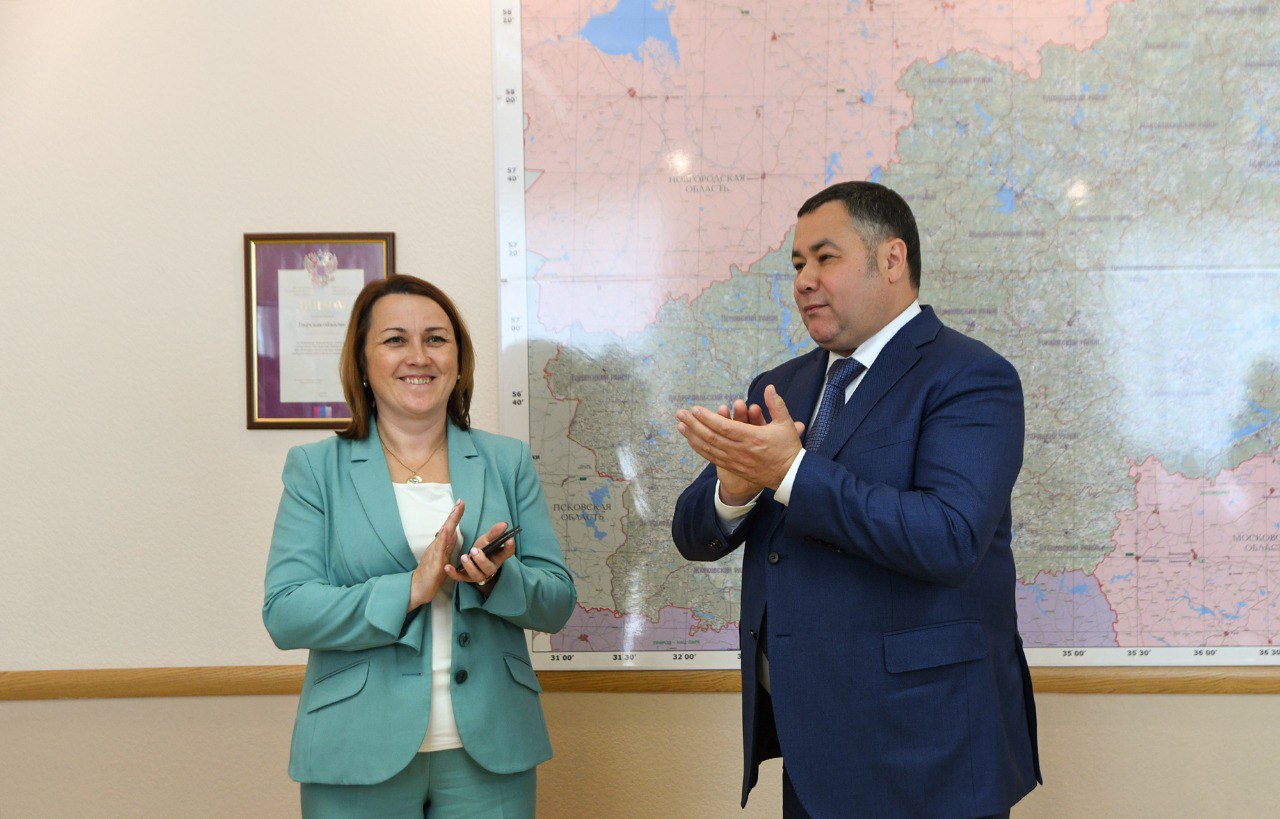 Губернатор Тверской области Игорь Руденя представил трех новых министров