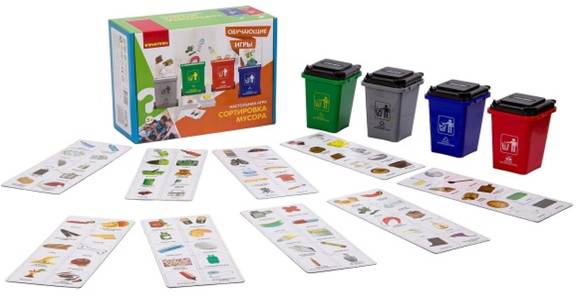 В детских садах Тверской области появится настольная игра «Сортировка мусора»