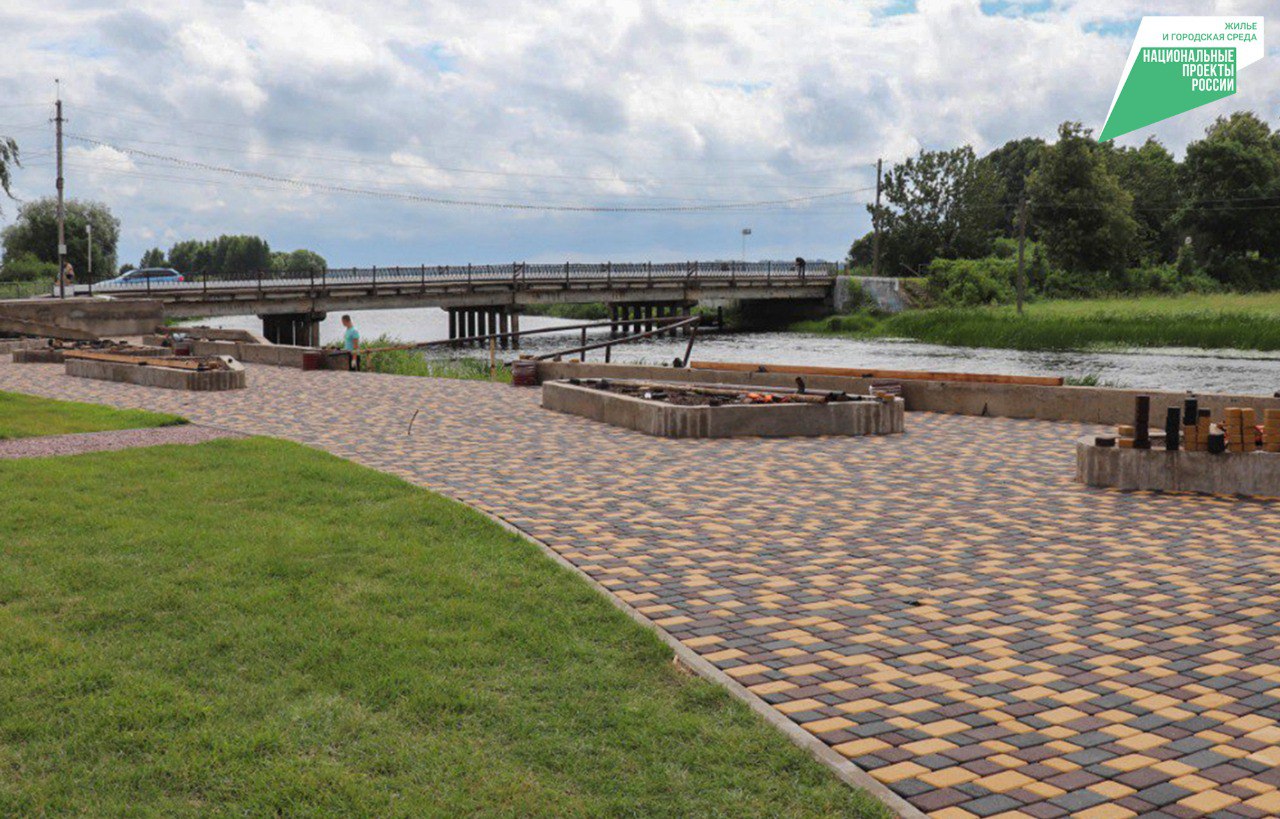 В  районах  Тверской области продолжается благоустройство общественных пространств