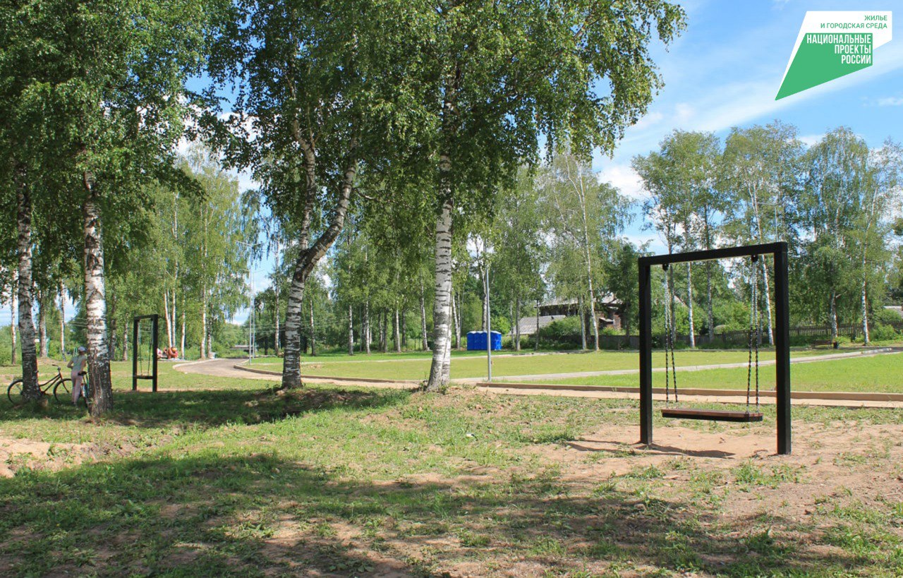 В районах Тверской области продолжается благоустройство общественных пространств