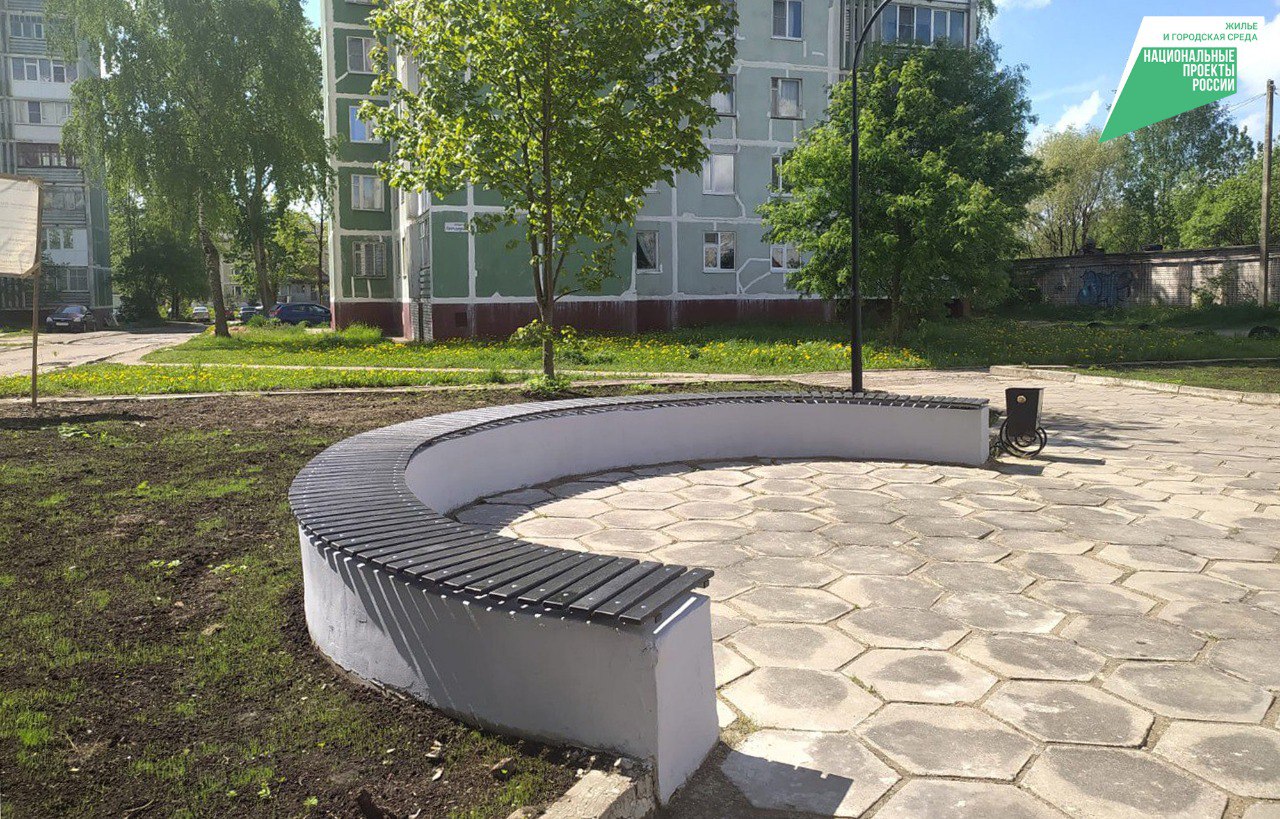 В  районах  Тверской области продолжается благоустройство общественных пространств