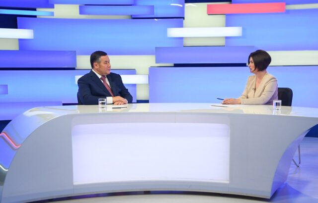 В Тверской области продолжается строительство больниц и поликлиник Северный обход, бюджетные места в вузах и туризм: Главные темы эфира с Игорем Руденей