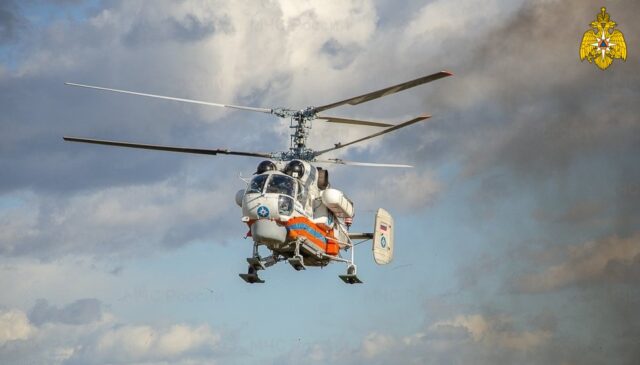 Пациента Кашинской ЦРБ экстренно доставили в областную больницу на вертолете