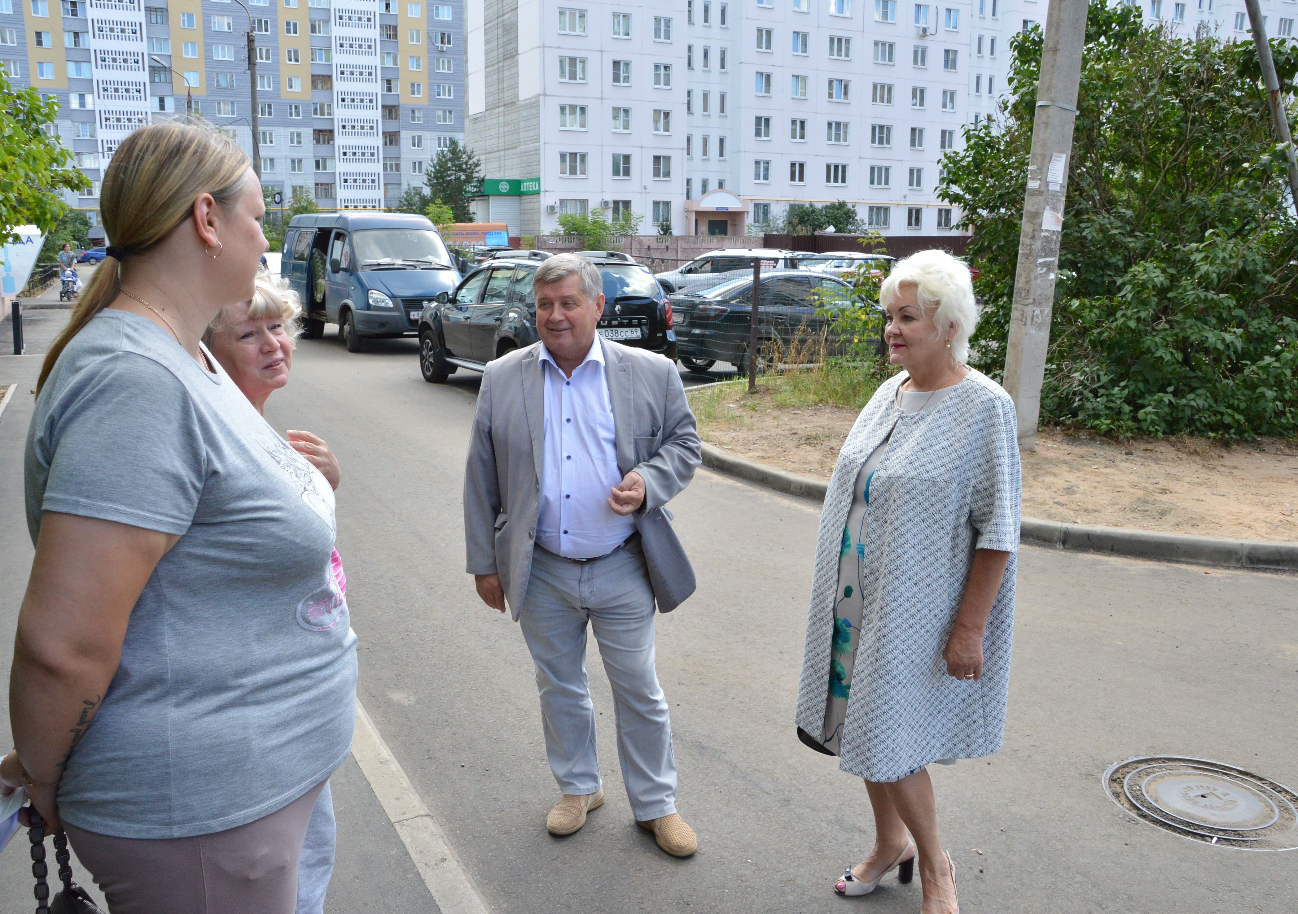 В Твери отремонтировали двор на бульваре Ногина