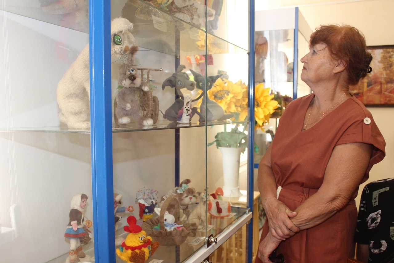 В музее города Бологое открылась выставка «Территория творчества»