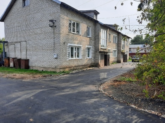 В Оленино завершились дорожные работы 2022 года