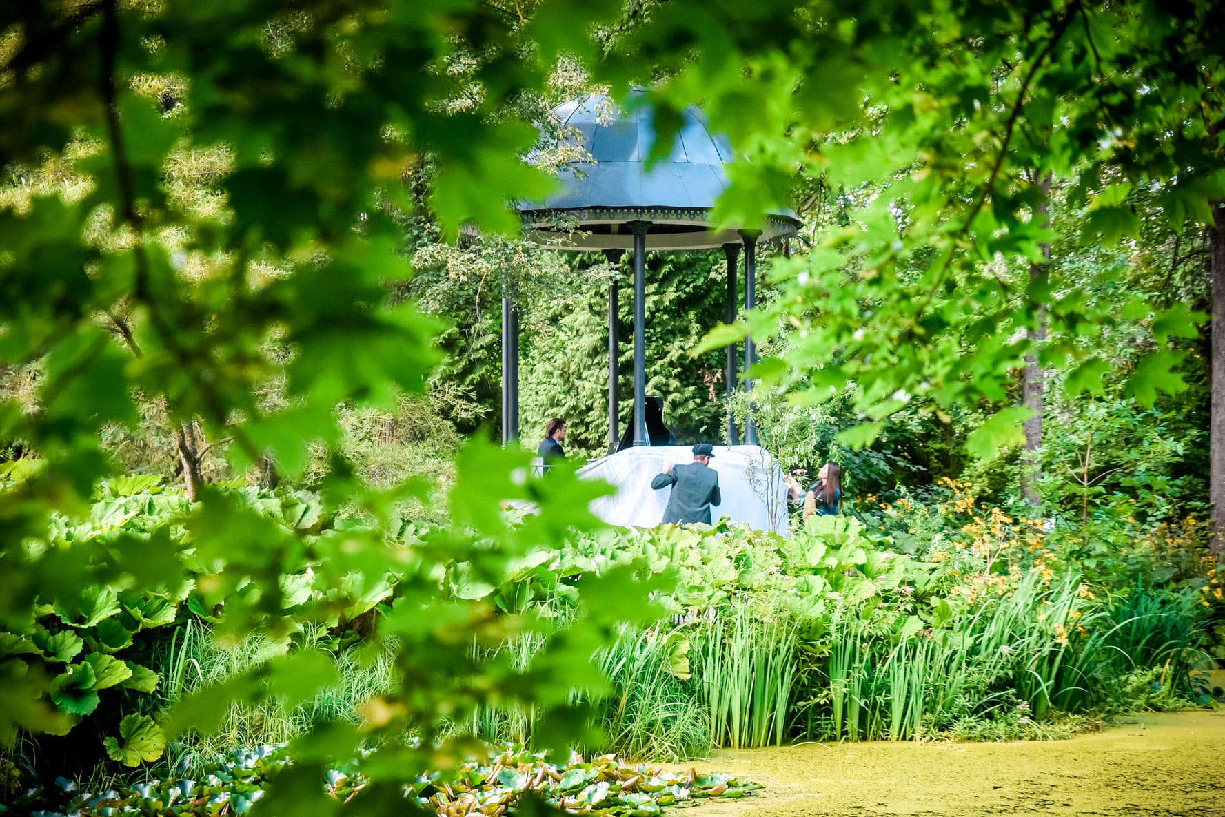 В тверском Ботаническом саду состоялось открытие восстановленной ротонды