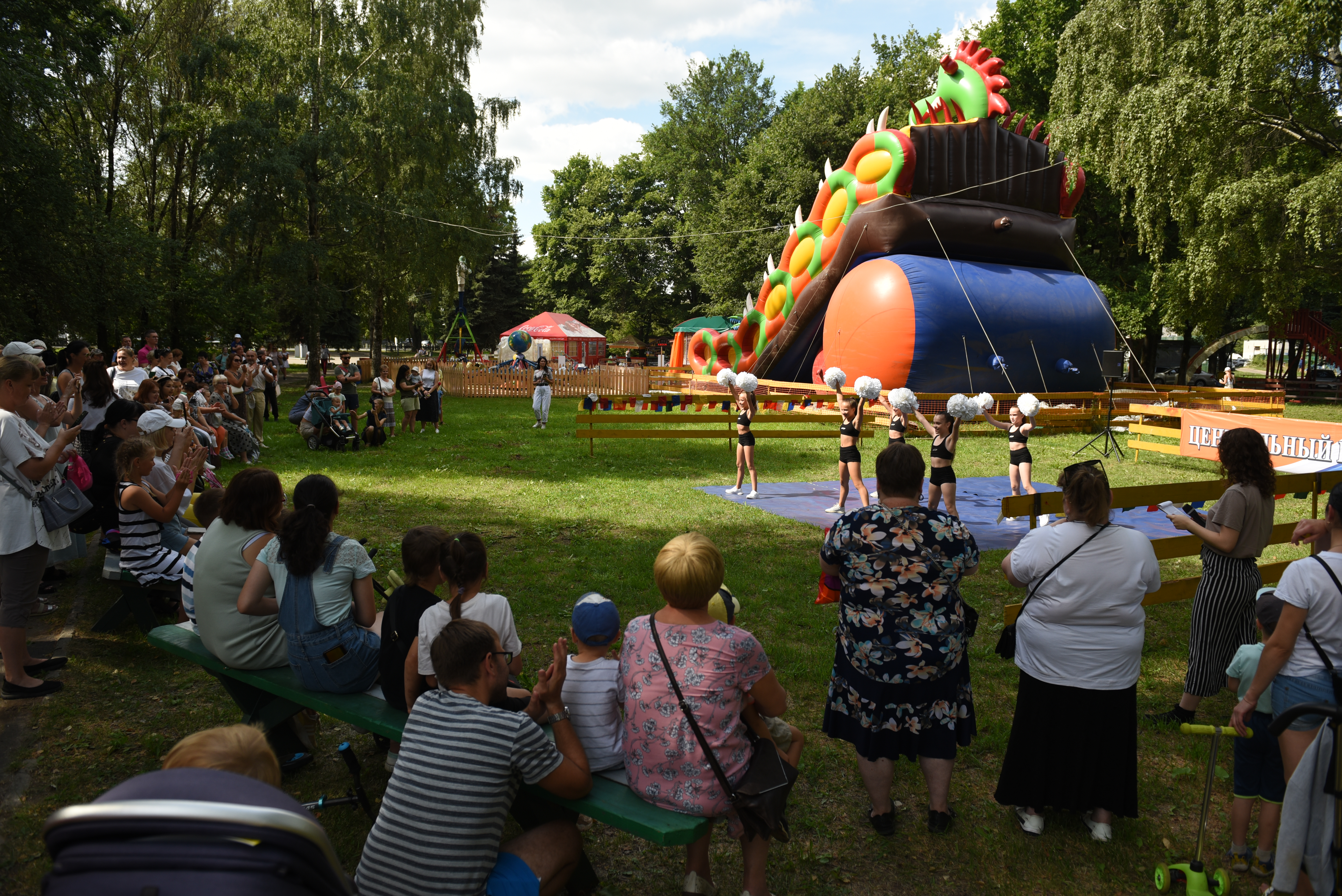 В тверском парке Победы прошли праздничные мероприятия в честь Дня физкультурника