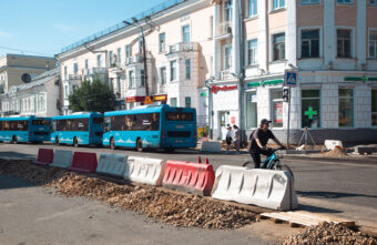 Обновленные улицы старого города: В центре Твери идут дорожные работы