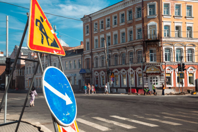 Обновленные улицы старого города: В центре Твери идут дорожные работы Обновленные улицы старого города: В центре Твери идут дорожные работы