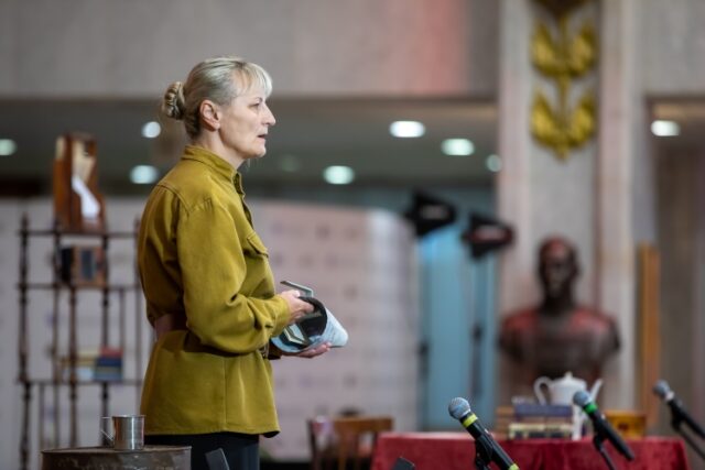 В Музее Победы показали моноспектакль о ржевской земле В Музее Победы показали моноспектакль о ржевской земле