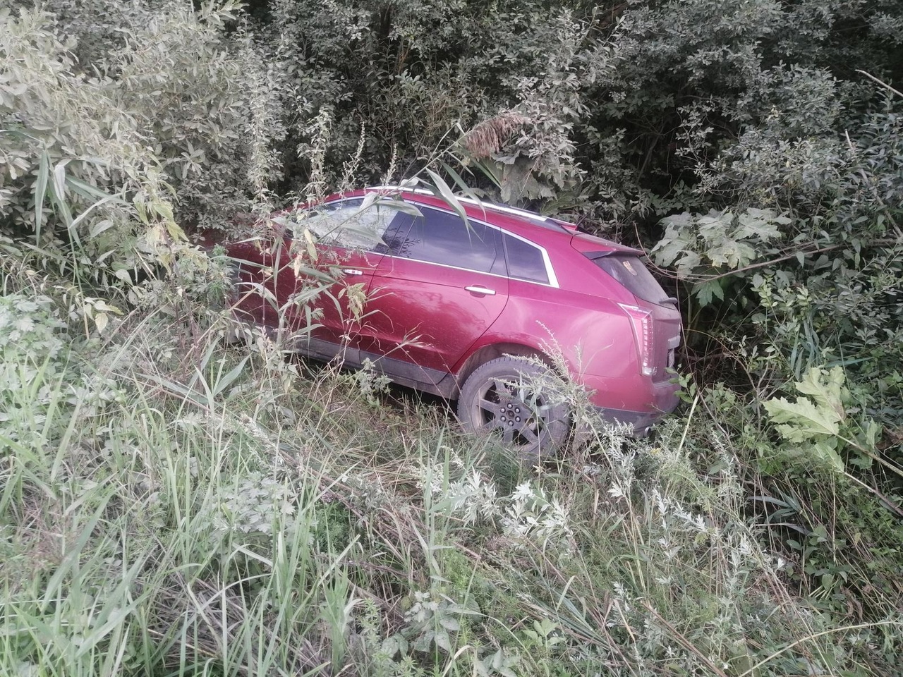 В Тверской области Кадилак протаранил встречный автомобиль