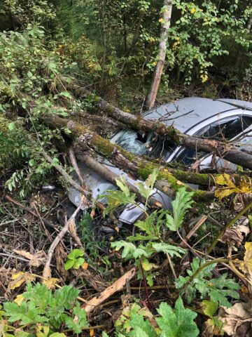 В Тверской области молодой водитель сломал руку в ДТП