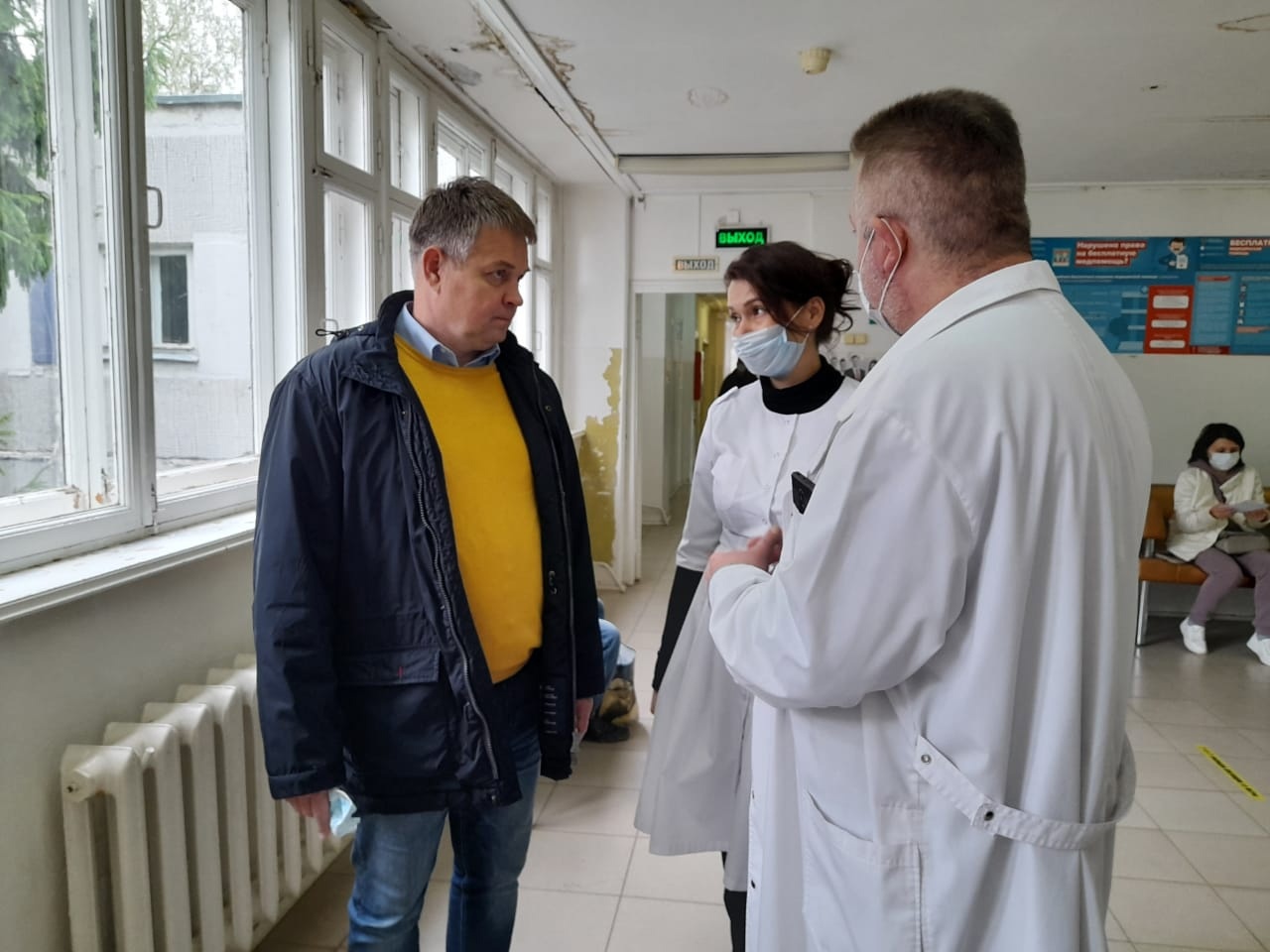 В Твери общественник Андрей Архипов обсудил с главным врачом городской больницы №6 Натальей Соколовой вопросы развития учреждения здравоохранения