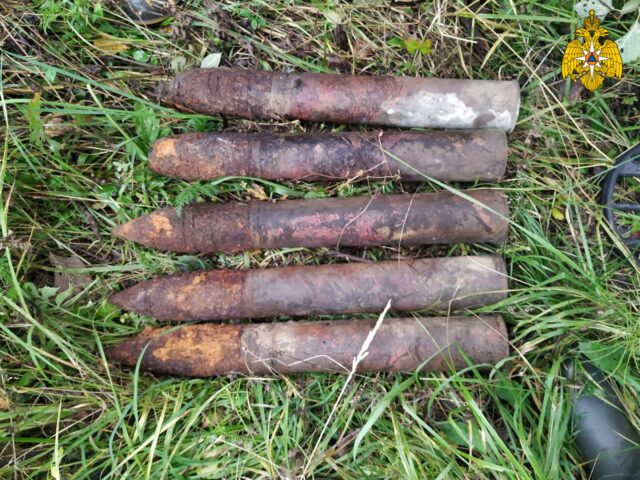 Мины, гранаты и реактивные снаряды времен Второй мировой обнаружили в Тверской области