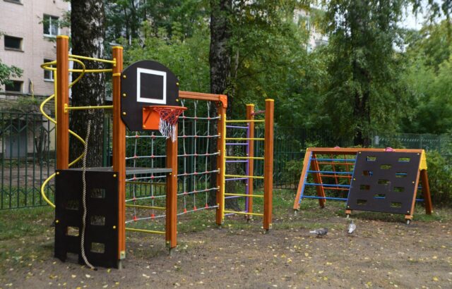 В детском саду Твери по поручению Игоря Руденя появилась новая детская площадка В детском саду Твери по поручению Игоря Руденя появилась новая детская площадка