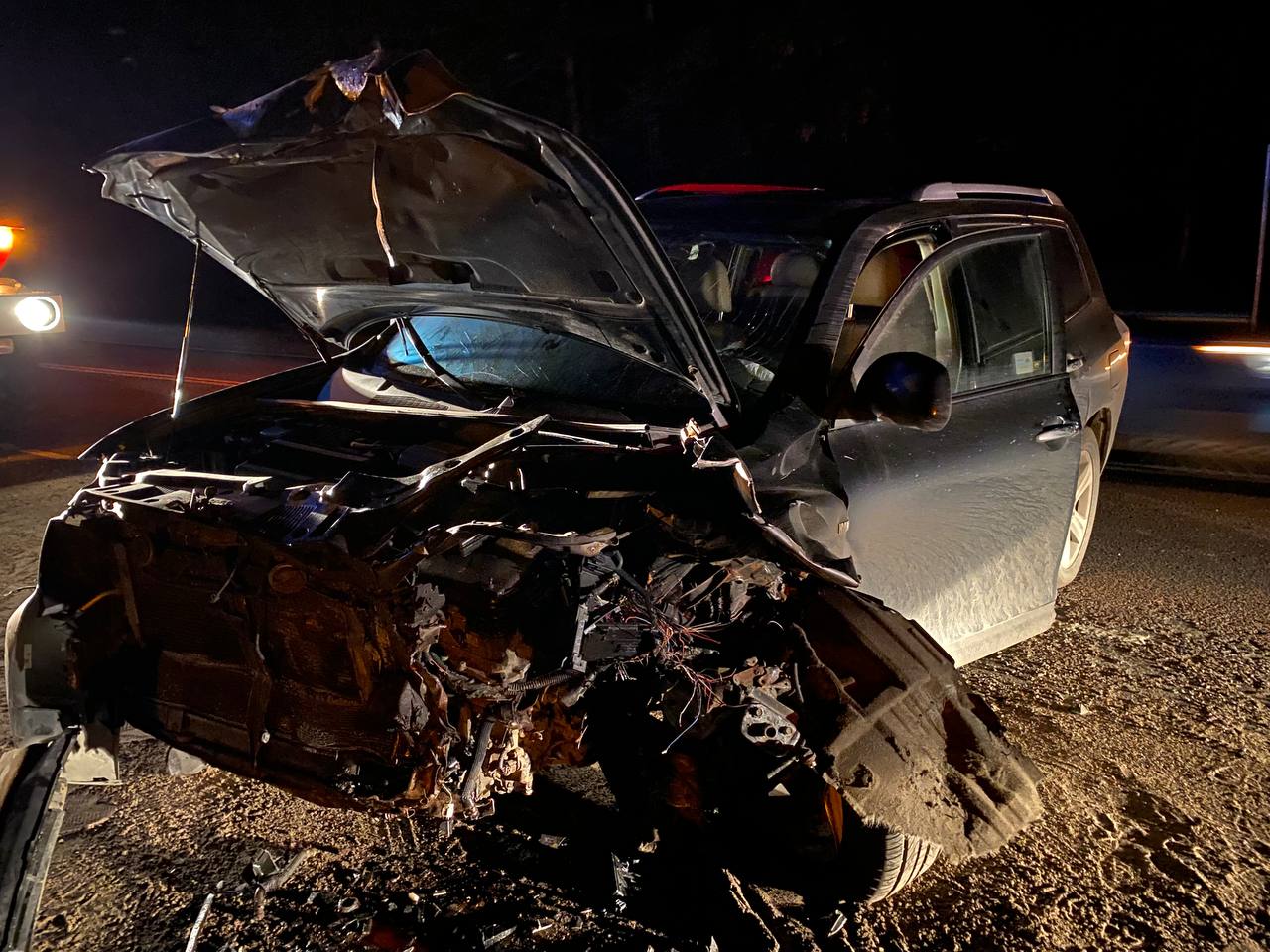 В аварии с двумя иномарками в Тверской области пострадала пассажирка